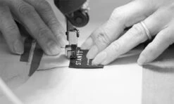 Stantt Wrinkle-Resistant Twill: White -Fashion Clothing 02c PDP feature hand crafted 1080x 54033.1635438621