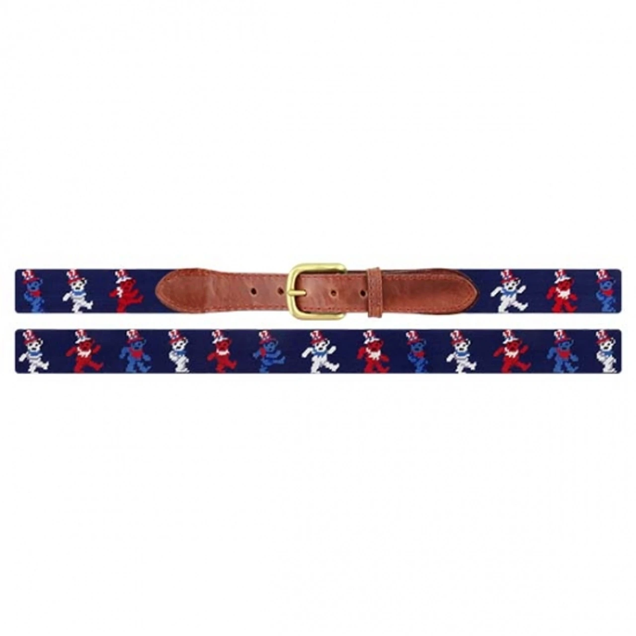 Smathers And Branson Dancing Bears Uncle Sam Needlepoint Belt 4 Smathers And Branson Dancing Bears Uncle Sam Needlepoint Belt - Image 2