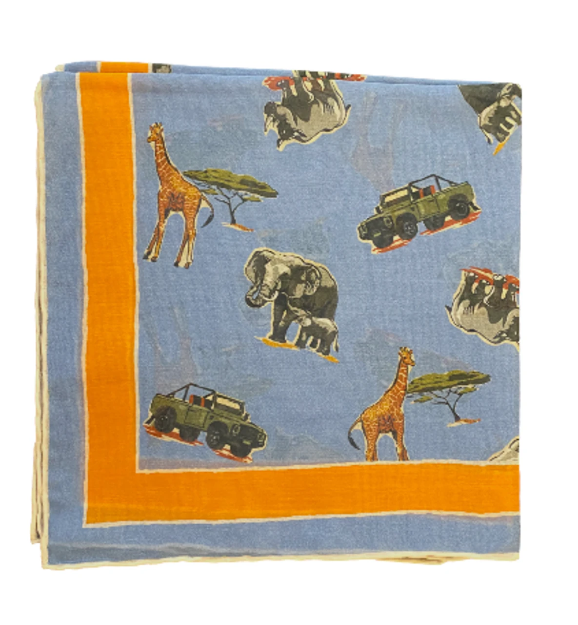 Seaward & Stearn Africa Scene W/ Blue & Orange 3 Seaward & Stearn Africa Scene W/ Blue & Orange