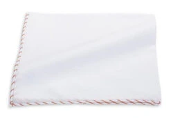 R Hanauer Henna Whipstitch Border Pocket Square