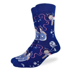 Good Luck Sock Men's Space Sloths Socks