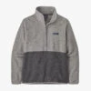 Patagonia Women's Reclaimed Fleece Pullover: Salt Grey