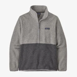 Patagonia Women's Reclaimed Fleece Pullover: Salt Grey