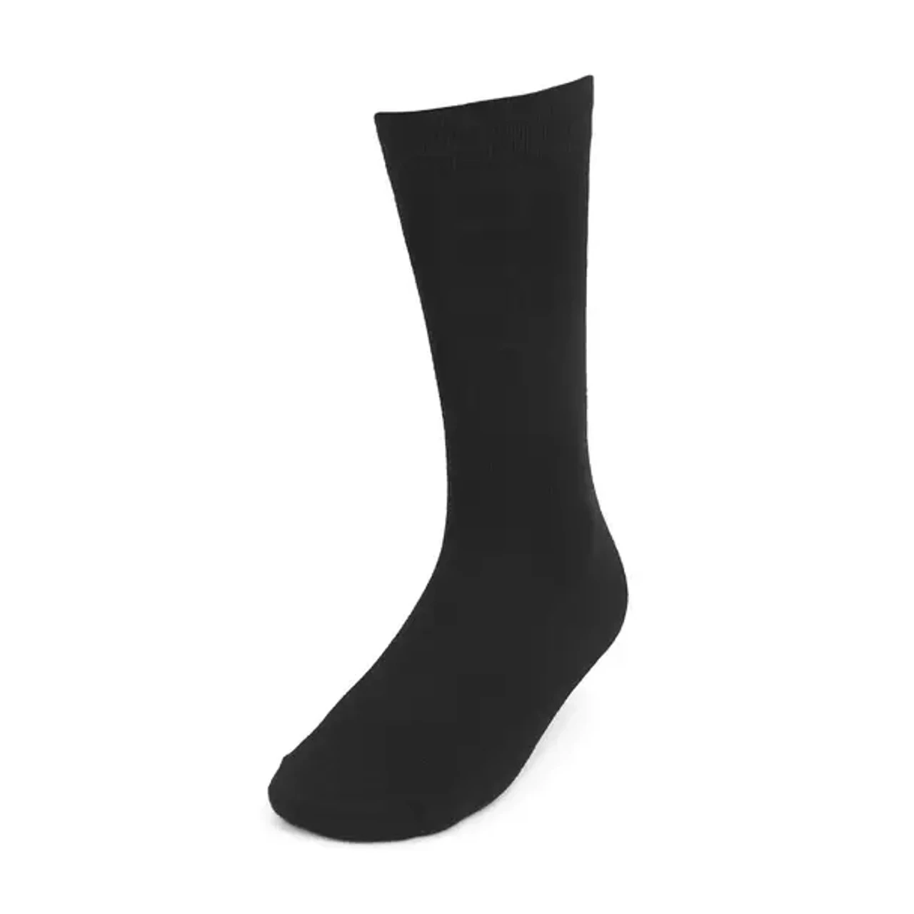 Parquet 3-Pack Solid Black Dress Socks 5 Parquet 3-Pack Solid Black Dress Socks - Image 3