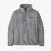 Patagonia Women's Los Gatos Fleece 1/4-Zip - Salt Grey 2 Patagonia Women's Los Gatos Fleece 1/4-Zip - Salt Grey -Fashion Clothing 25236 SGRY 59100.1635346649