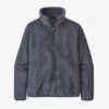 Patagonia Women's Los Gatos Fleece 1/4-Zip: Smolder Blue -Fashion Clothing 25236 SMDB 62037.1666464631