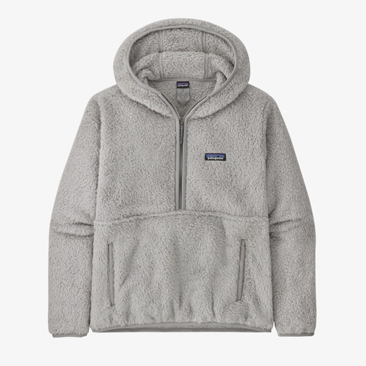Patagonia Women's Los Gatos Hooded Fleece Pullover: Salt Grey 3 Patagonia Women's Los Gatos Hooded Fleece Pullover: Salt Grey