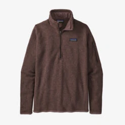 Patagonia Women's Better Sweater® 1/4-Zip Fleece: Dusky Brown