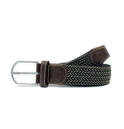 Roostas The Maui Two Toned Woven Elastic Stretch Belt
