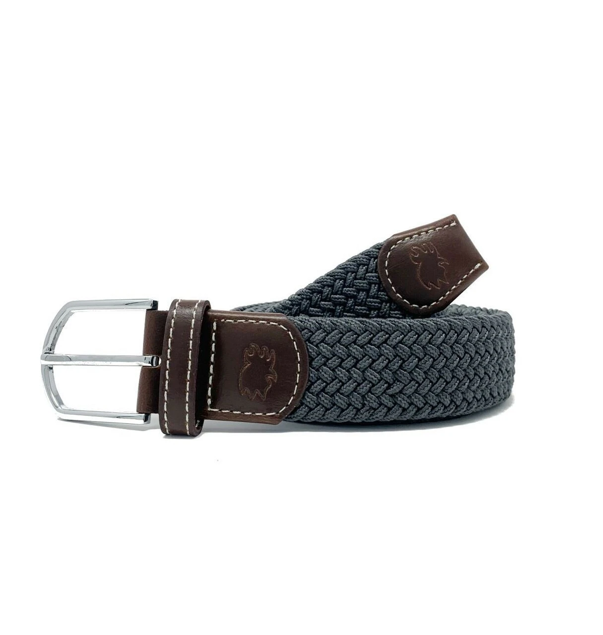 Roostas The Scottsdale Woven Elastic Stretch Belt - Grey 3 Roostas The Scottsdale Woven Elastic Stretch Belt - Grey
