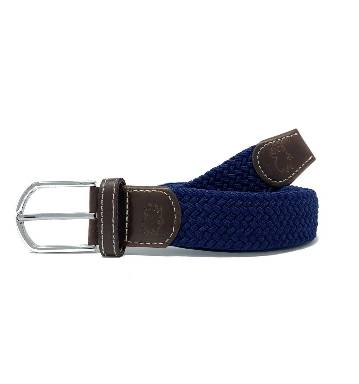 Roostas The Pebble Beach Woven Elastic Stretch Belt - Navy 3 Roostas The Pebble Beach Woven Elastic Stretch Belt - Navy