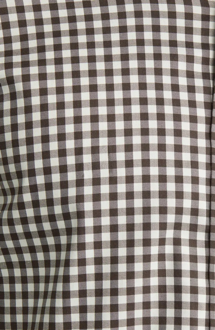 Faherty The Movement™ Shirt: Java Cream Gingham 7 Faherty The Movement™ Shirt: Java Cream Gingham - Image 5