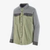 Patagonia Men's Long-Sleeved Early Rise Snap Shirt: Salvia Green -Fashion Clothing 52225 SLVG 81924.1680114431