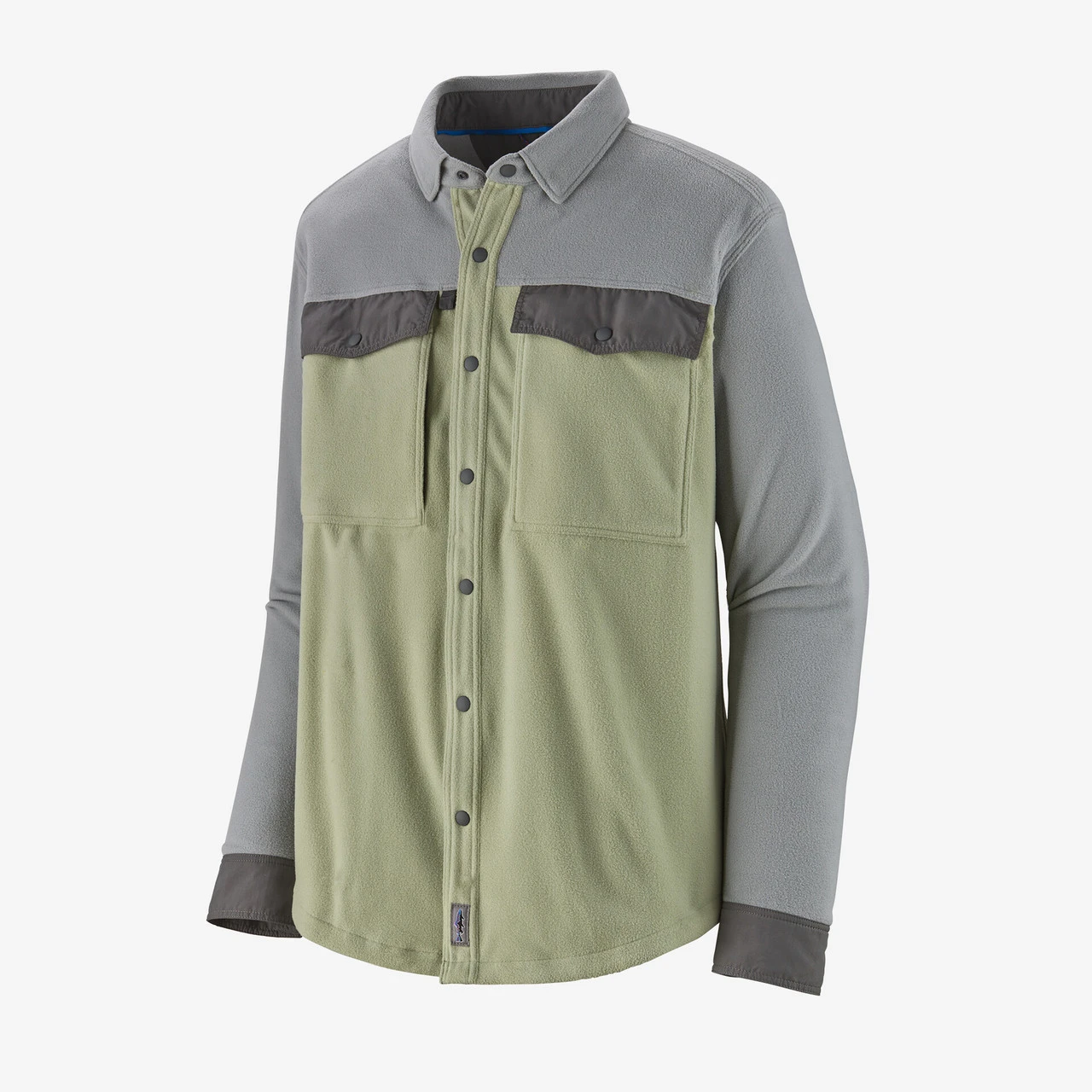 Patagonia Men's Long-Sleeved Early Rise Snap Shirt: Salvia Green 3 Patagonia Men's Long-Sleeved Early Rise Snap Shirt: Salvia Green
