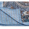 R. Hanauer Blue Paisley/Neat Pocket Square