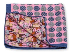 R. Hanauer Pink Equestrian Pocket Square