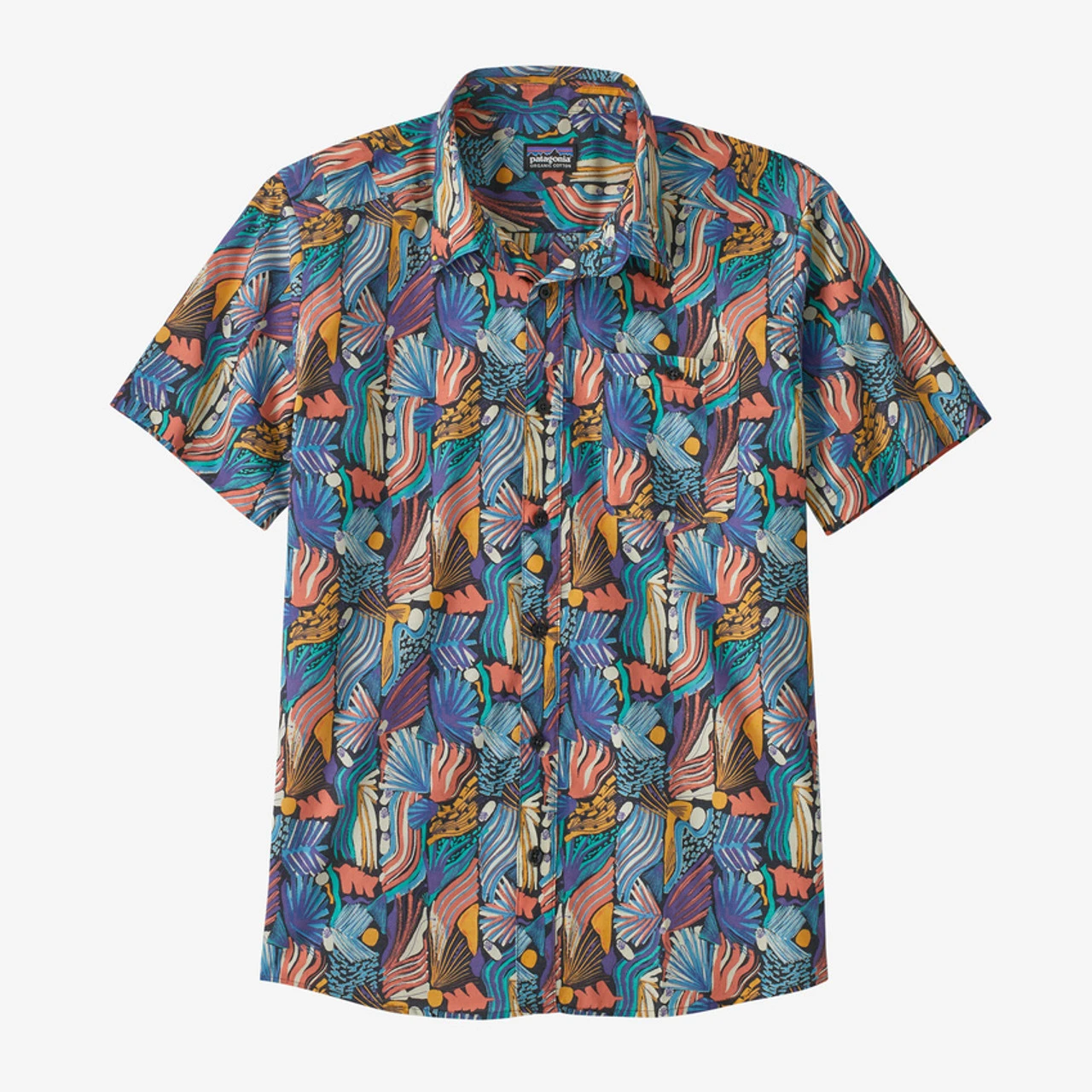 Patagonia Men's Go To Shirt: Joy: Pitch Blue 3 Patagonia Men's Go To Shirt: Joy: Pitch Blue