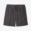 Patagonia Men's Baggies™ Naturals - 6 1/2": Small Currents: Ink Black -Fashion Clothing 58056 SLIN 25190.1657564627