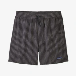 Patagonia Men's Baggies™ Naturals - 6 1/2": Small Currents: Ink Black