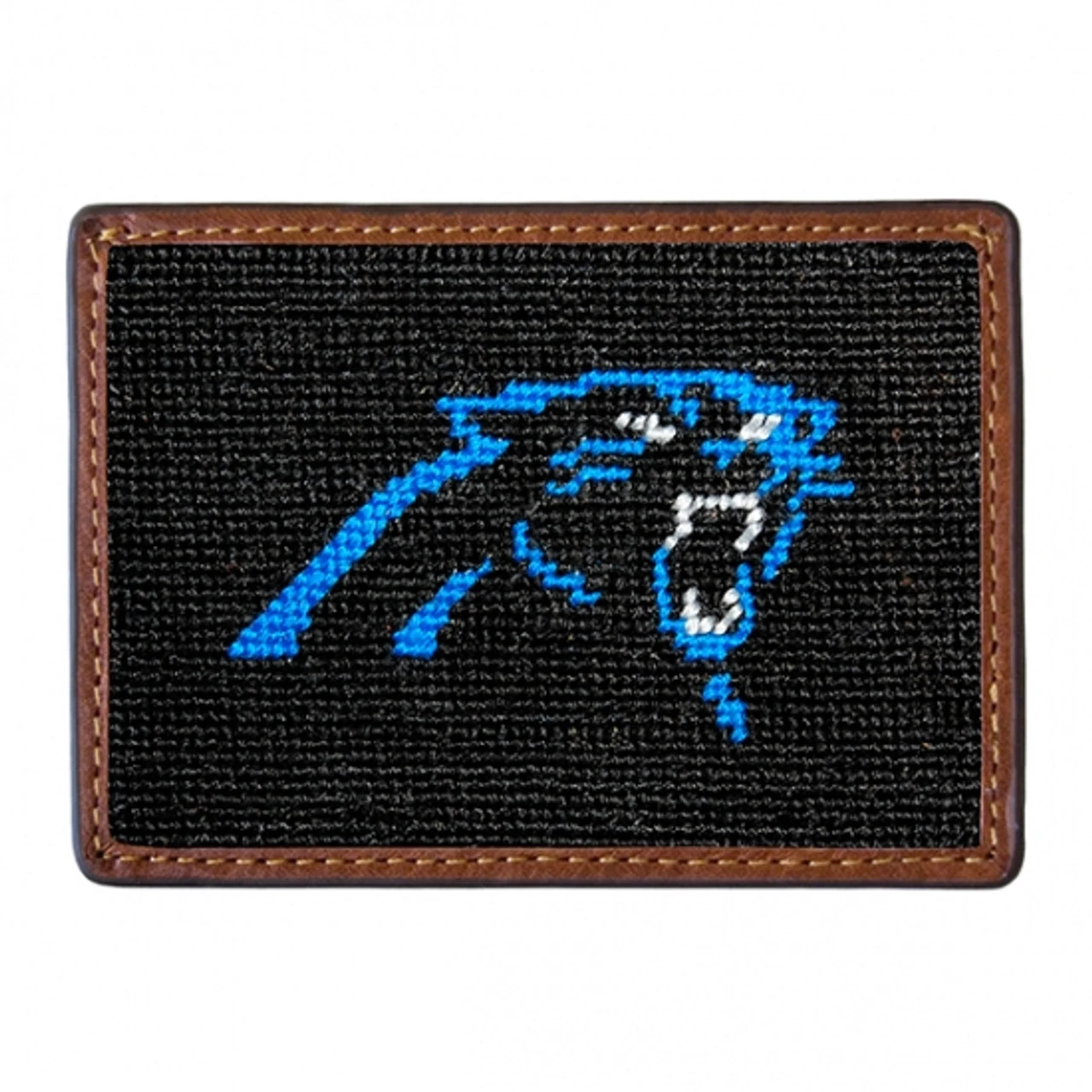 Smathers And Branson Carolina Panthers Needlepoint Card Wallet 3 Smathers And Branson Carolina Panthers Needlepoint Card Wallet