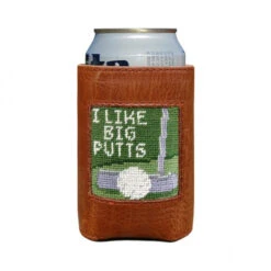 Smathers And Branson Big Putts Needlepoint Can Cooler