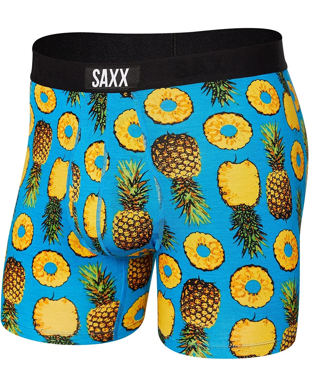 Saxx Ultra Boxer Brief: Polka Pineapple Blue 3 Saxx Ultra Boxer Brief: Polka Pineapple Blue