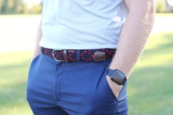 Roostas The Harbortown Two Toned Woven Elastic Stretch Belt - Navy/Red 8 Roostas The Harbortown Two Toned Woven Elastic Stretch Belt - Navy/Red -Fashion Clothing 9N2A5810 35124.1609694675 77067.1645025584