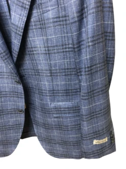 Peter Millar Harrison Sport Coat: Blue Plaid -Fashion Clothing Blue Plaid 89709.1682032509