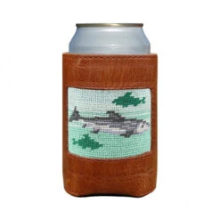 Smathers And Branson Bonefish Flats Needlepoint Can Cooler
