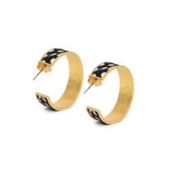 Brackish Feather Hoop Earring: Lane -Fashion Clothing Brackish Lane Earring 5 70431.1606161976