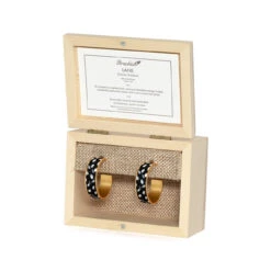 Brackish Feather Hoop Earring: Lane -Fashion Clothing Brackish Lane Earring 6 12867.1606161985