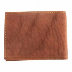 T.B. Phelps Bryce Bison Bi-Fold Wallet W/ Money Clip: Tan