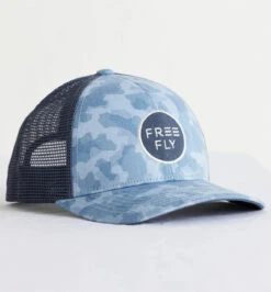 Free Fly Camo Trucker Hat: Clearwater Camo