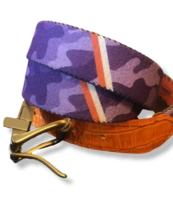 Craig Reagin Clemson Reversible Belt: Camo / Clemson Emblems -Fashion Clothing Clemson belt 2 59275.1653678155