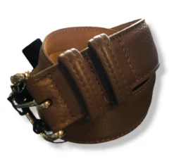 W. Kleinberg South Beach Calf Belt: Cocoa