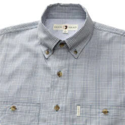 Duckhead Performance Poplin Guide Shirt - Canton Plaid: Tempest Blue 12 Duckhead Performance Poplin Guide Shirt - Canton Plaid: Tempest Blue -Fashion Clothing D1 1100 558 Low 4 1800x1800 62389.1677608777