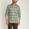 Duckhead Radford Plaid Flannel Shirt: Trekking Green -Fashion Clothing D1 1131 399 OM 3 1800x1800 65458.1665514917