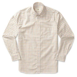 Duckhead Cotton Oxford Sport Shirt - Willis Plaid: Almost Apricot -Fashion Clothing D1 1157 800 Low 1800x1800 61915.1677606232