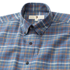 Duckhead Tazewell Plaid Flannel Shirt: Indigo Blue 8 Duckhead Tazewell Plaid Flannel Shirt: Indigo Blue -Fashion Clothing D1 1159 457 Low 3 1800x1800 80405.1665507549