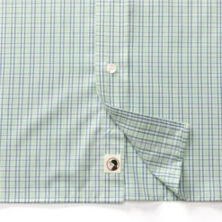 Duckhead Performance Poplin Sport Shirt - Camden Plaid: Quiet Green -Fashion Clothing D1 1203 331 Low 5 1800x1800 15161.1677611090