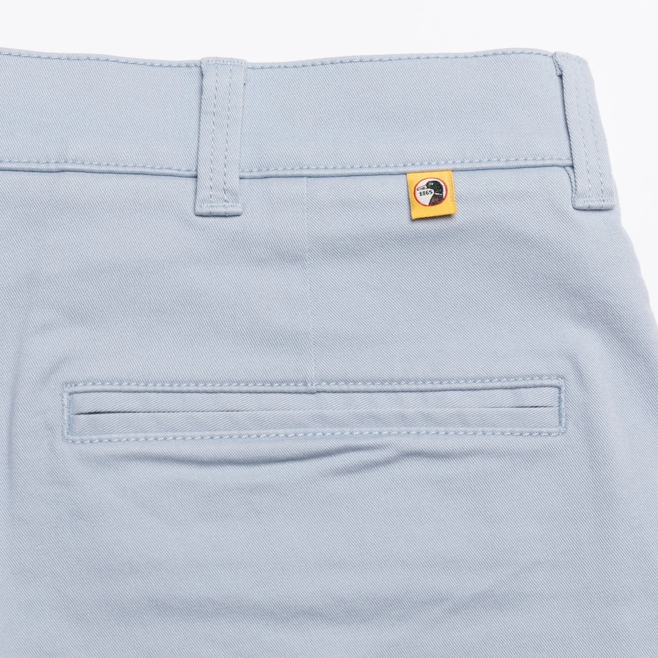 Duckhead 9" Gold School Chino Short - Blue Fog 8 Duckhead 9" Gold School Chino Short - Blue Fog - Image 6