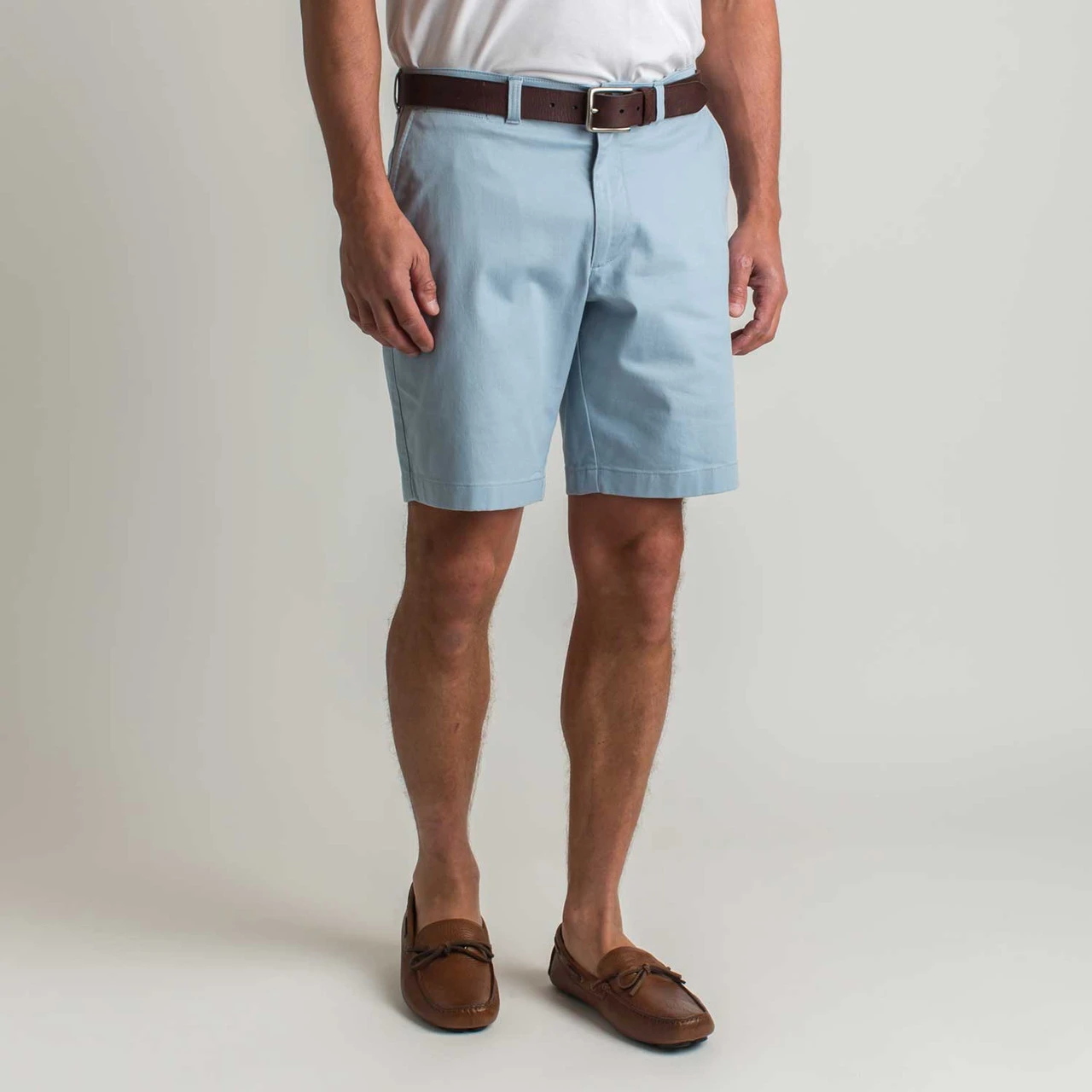 Duckhead 9" Gold School Chino Short - Blue Fog 3 Duckhead 9" Gold School Chino Short - Blue Fog