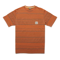 Howler Brothers Mazatlan Jacquard Tee: Adobe