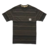 Howler Brothers Mazatlan Jacquard Tee: Antique Black -Fashion Clothing F22 Tees Zuma Jacquard Mazatlan Jacquard Antique Black Front 56176.1660157672