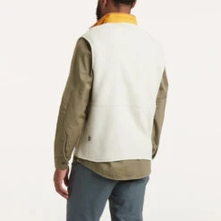 Howler Brothers Chisos Fleece Vest: Leche Con Cafe -Fashion Clothing F22 Vests Chisos Leche Con Cafe Back 1000x1000 crop center.progressive 53931.1665524694