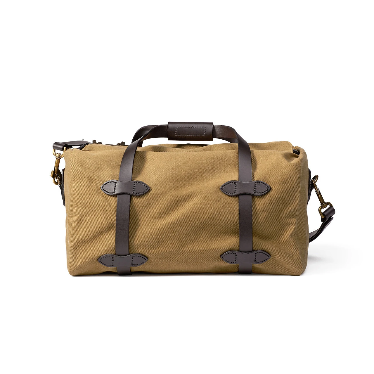 Filson Small Duffle Bag: Tan 4 Filson Small Duffle Bag: Tan - Image 2