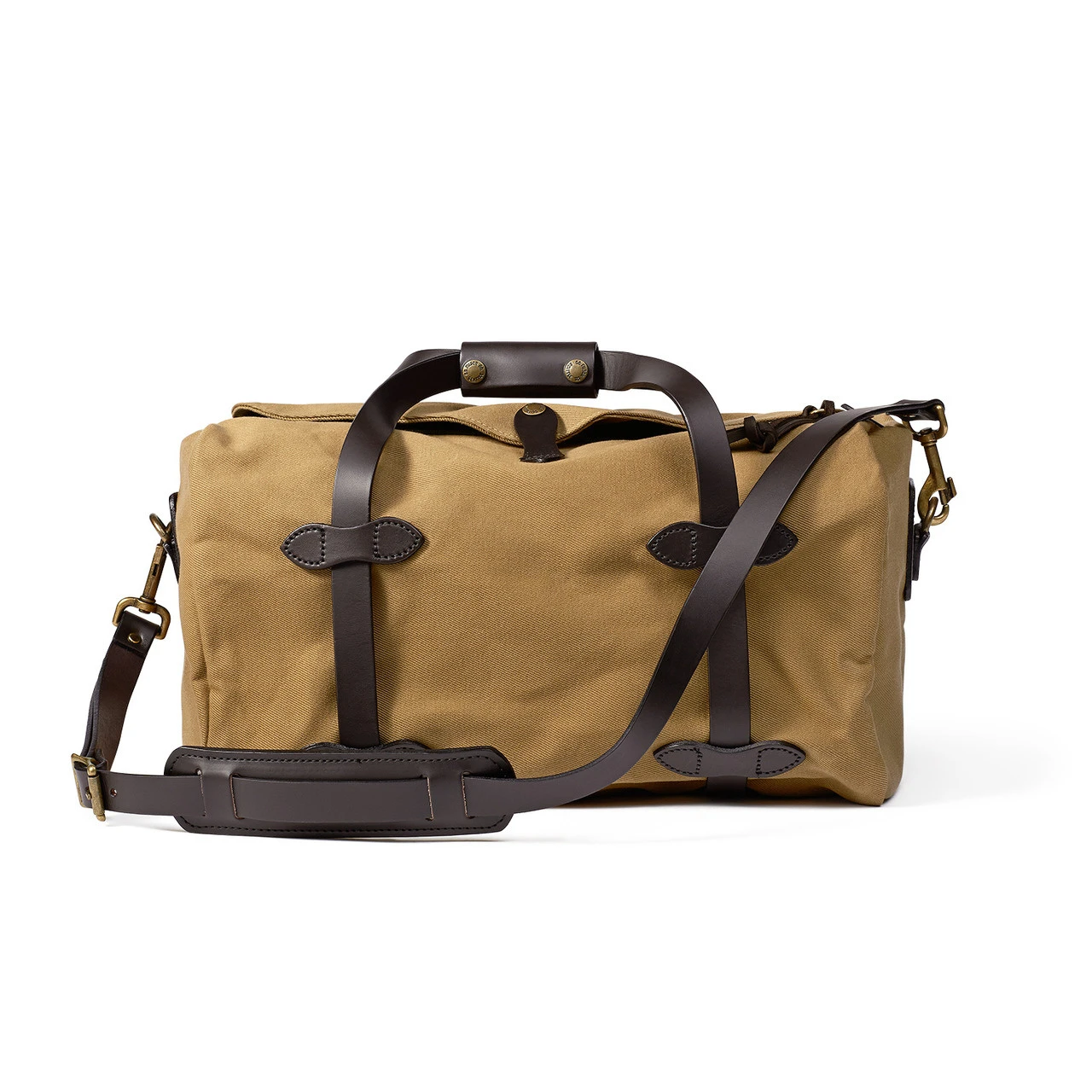 Filson Small Duffle Bag: Tan 3 Filson Small Duffle Bag: Tan