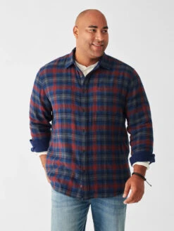 Faherty Reversible Shirt: Wilson Peak Plaid 11 Faherty Reversible Shirt: Wilson Peak Plaid -Fashion Clothing HOL22 faherty mens MWH2202 WPK THE REVERSIBLE SHIRT WILSON PEAK PLAID EXTENDED crop 1 1000x 70900.1666893671