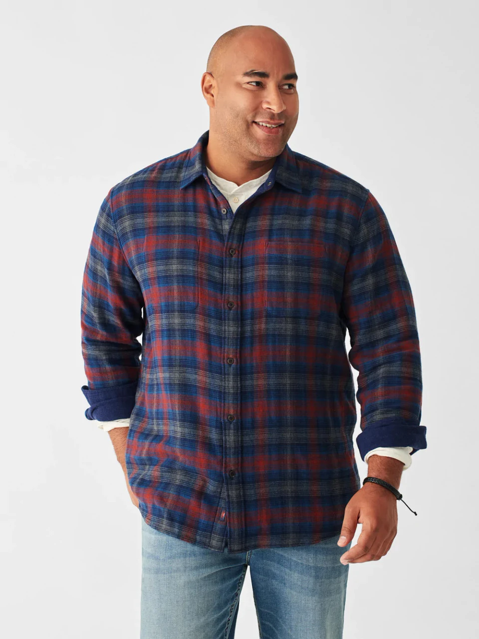 Faherty Reversible Shirt: Wilson Peak Plaid 6 Faherty Reversible Shirt: Wilson Peak Plaid - Image 4