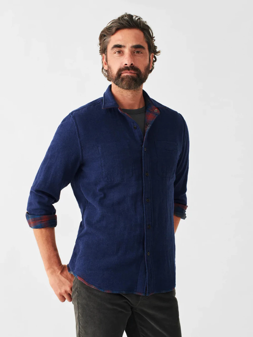 Faherty Reversible Shirt: Wilson Peak Plaid 4 Faherty Reversible Shirt: Wilson Peak Plaid - Image 2